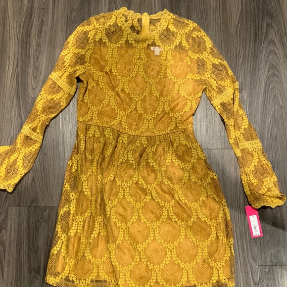 Xhilaration | Dresses | New With Tags Mustard Yellow Color Dress With ...